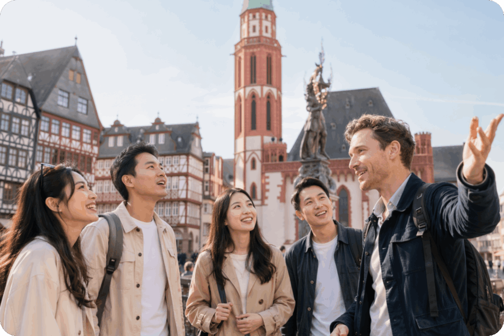 Chinesen Reise in Frankfurt am Main